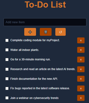 Minimalist To-Do List
